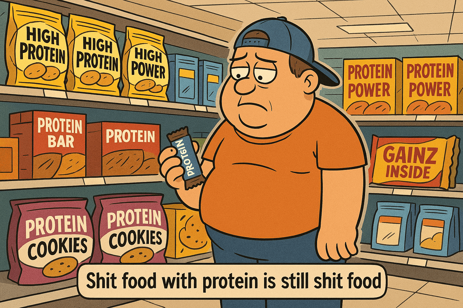 Shit food with added protein is still shit